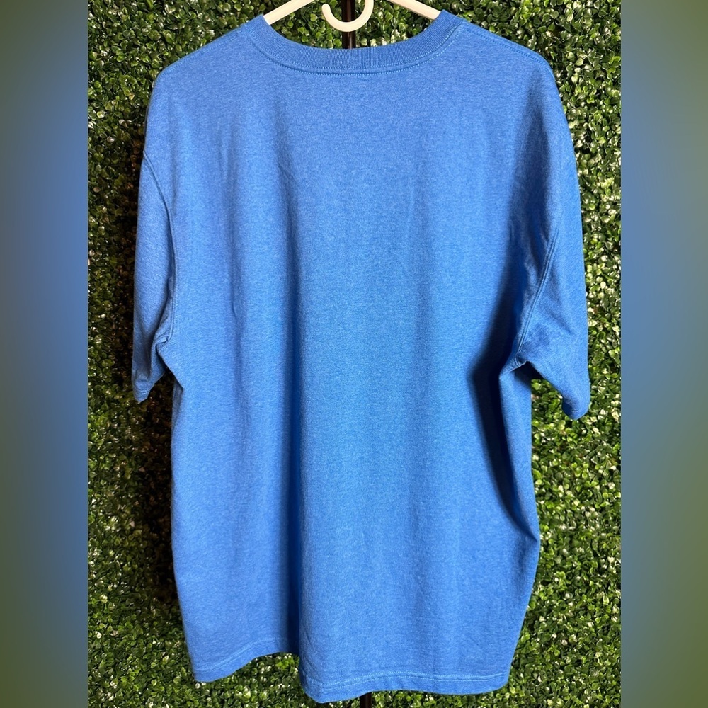 Carhartt Pocket Tee Shirt Blue Large Loose Fit - Picture 4 of 5